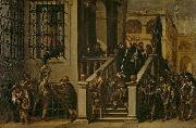 Juan de Valdes Leal Saint Thomas of Villanueva Giving Alms to the Poor oil painting